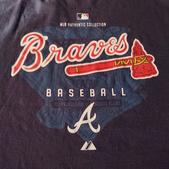 MAJESTIC ATLANTA BRAVES T-SHIRT MENS SIZE XL - Picture 5 of 14